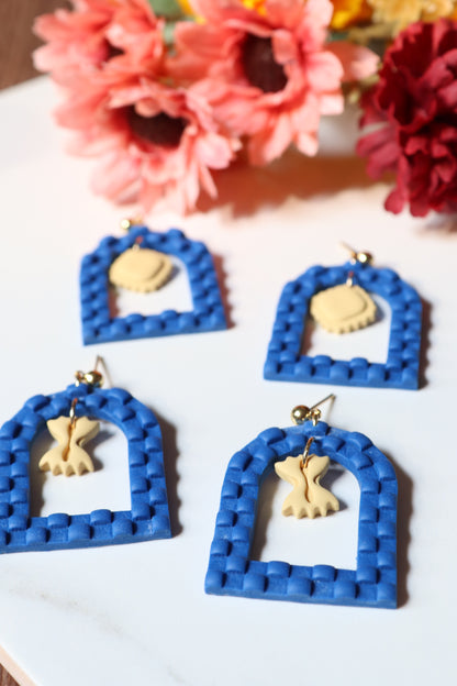 Al Dente Checkered Dangles