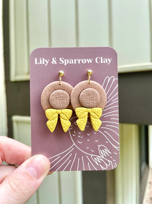 Boho Straw Hat Earrings