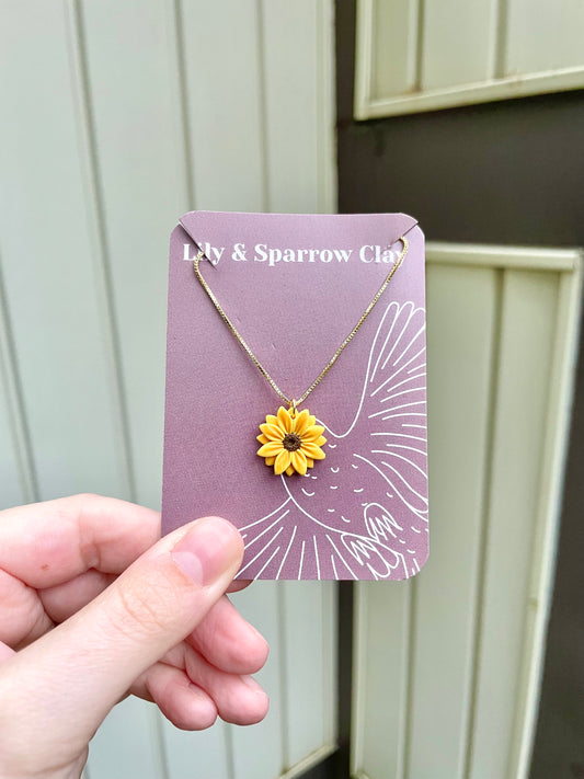 Sunflower Necklace