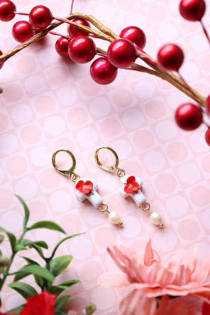 Floral Cross Huggies