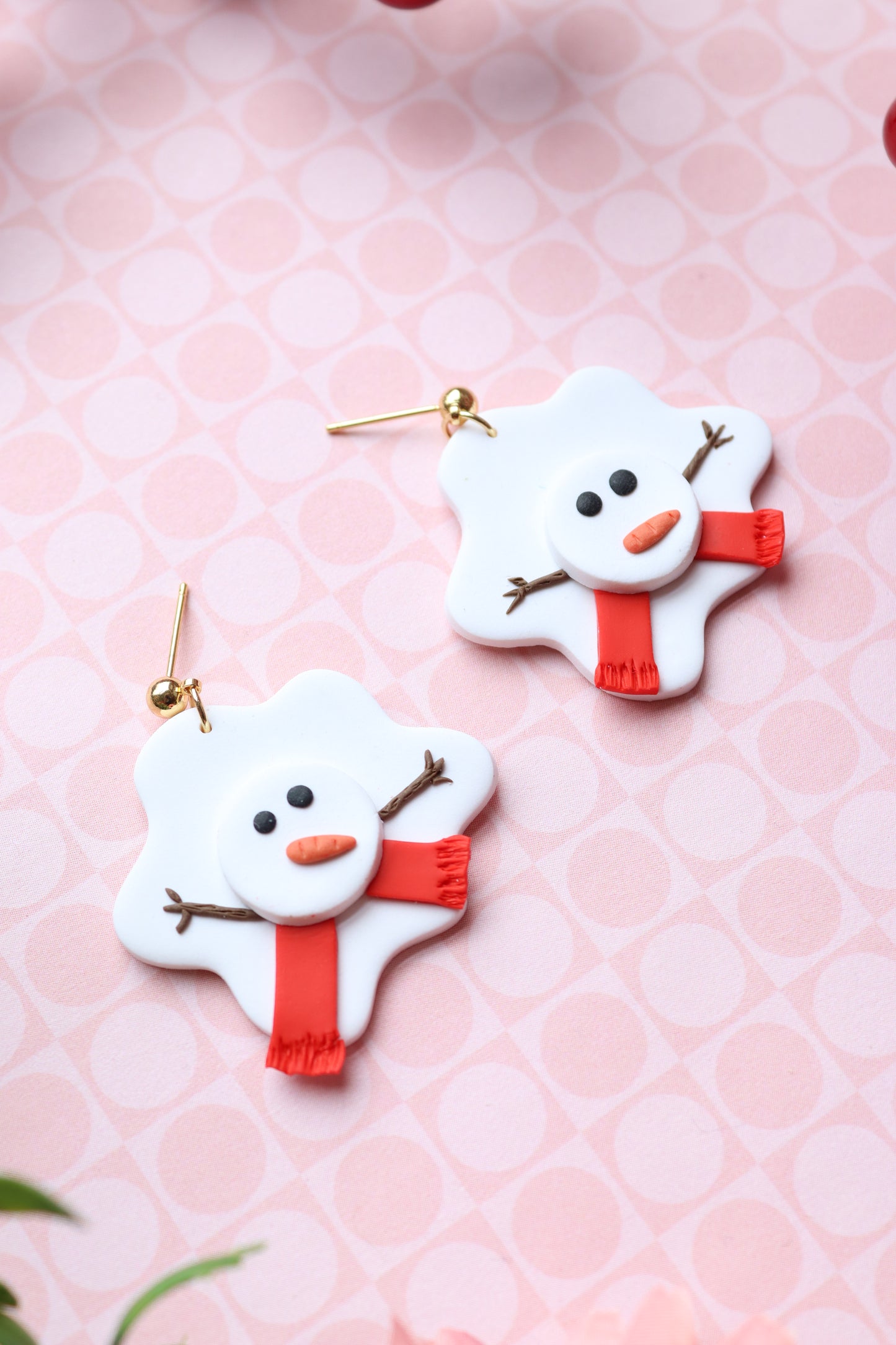 Melted Snowman Dangles