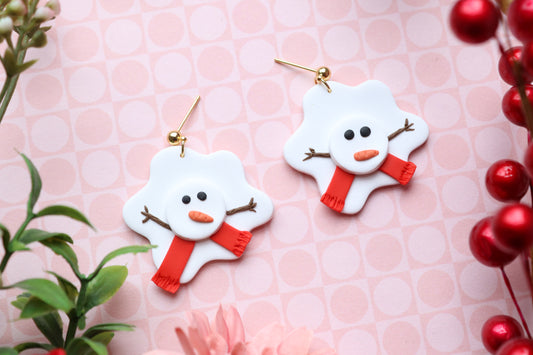 Melted Snowman Dangles
