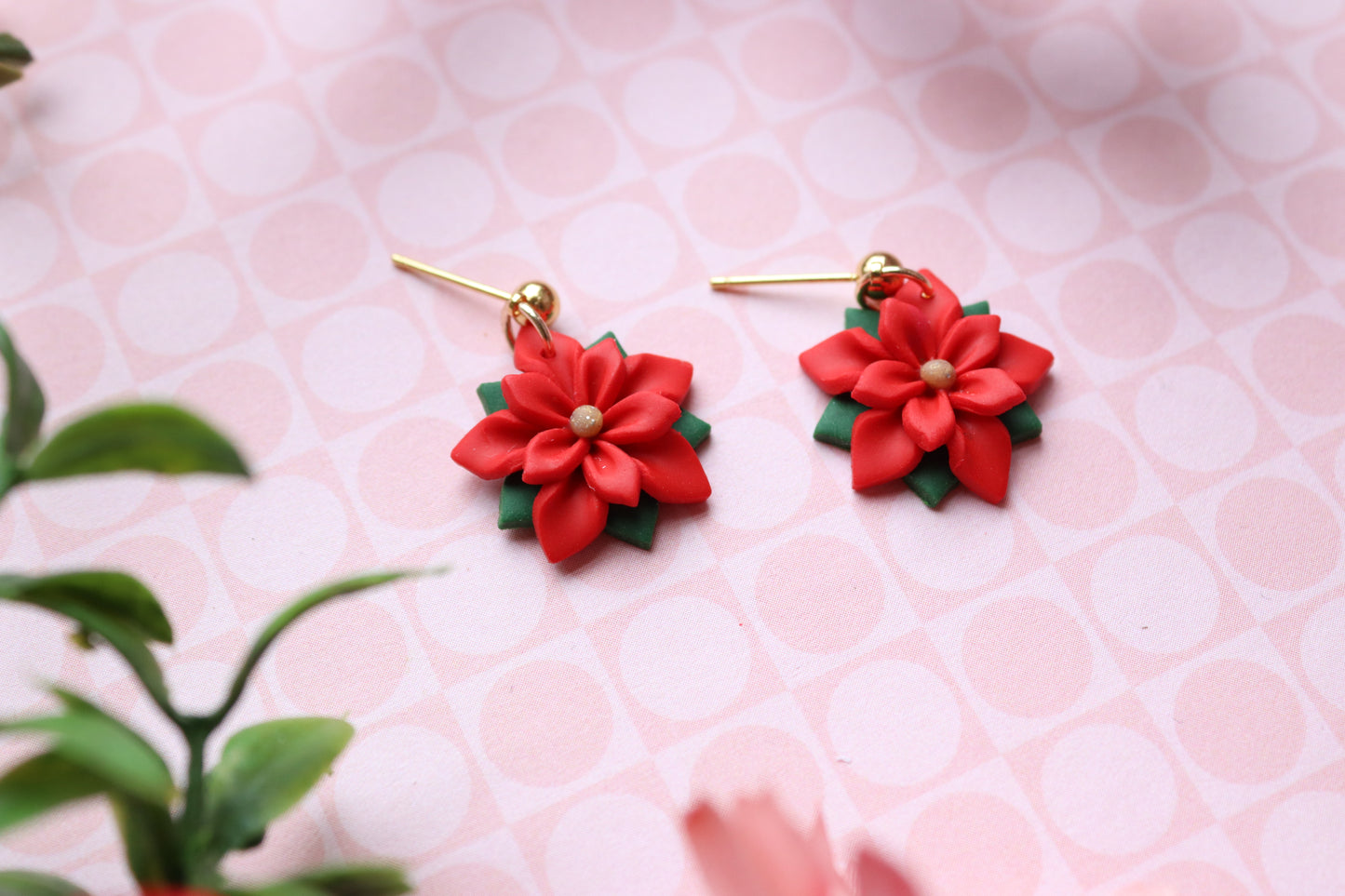 Poinsettia Dangles