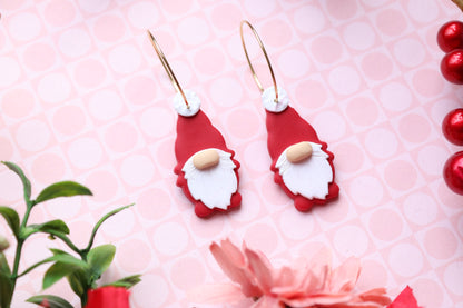 Santa Gnome Hoops