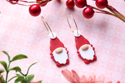 Santa Gnome Hoops