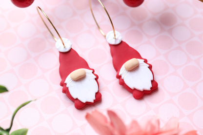 Santa Gnome Hoops