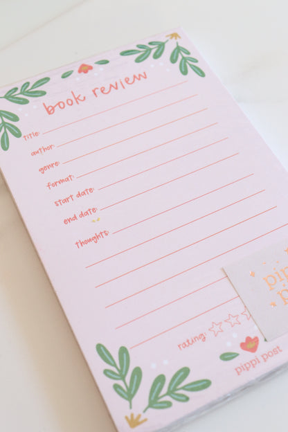 Book Review Notepad