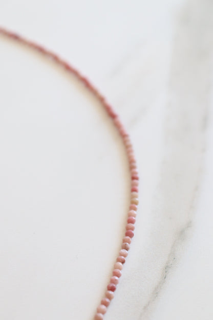 24k Gold-Filled Pearl and Gemstone Beaded Necklace | 18"