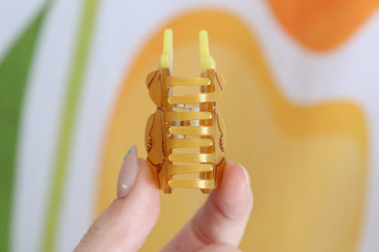Honey Bear Mini Claw Clip