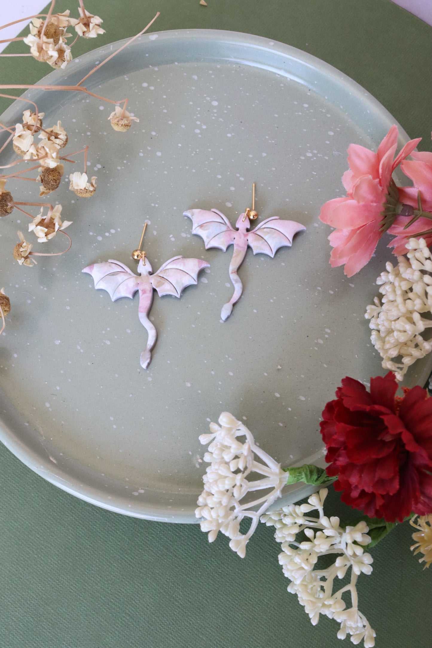 Soft Spring Floral Earrings (Multiple Shapes)