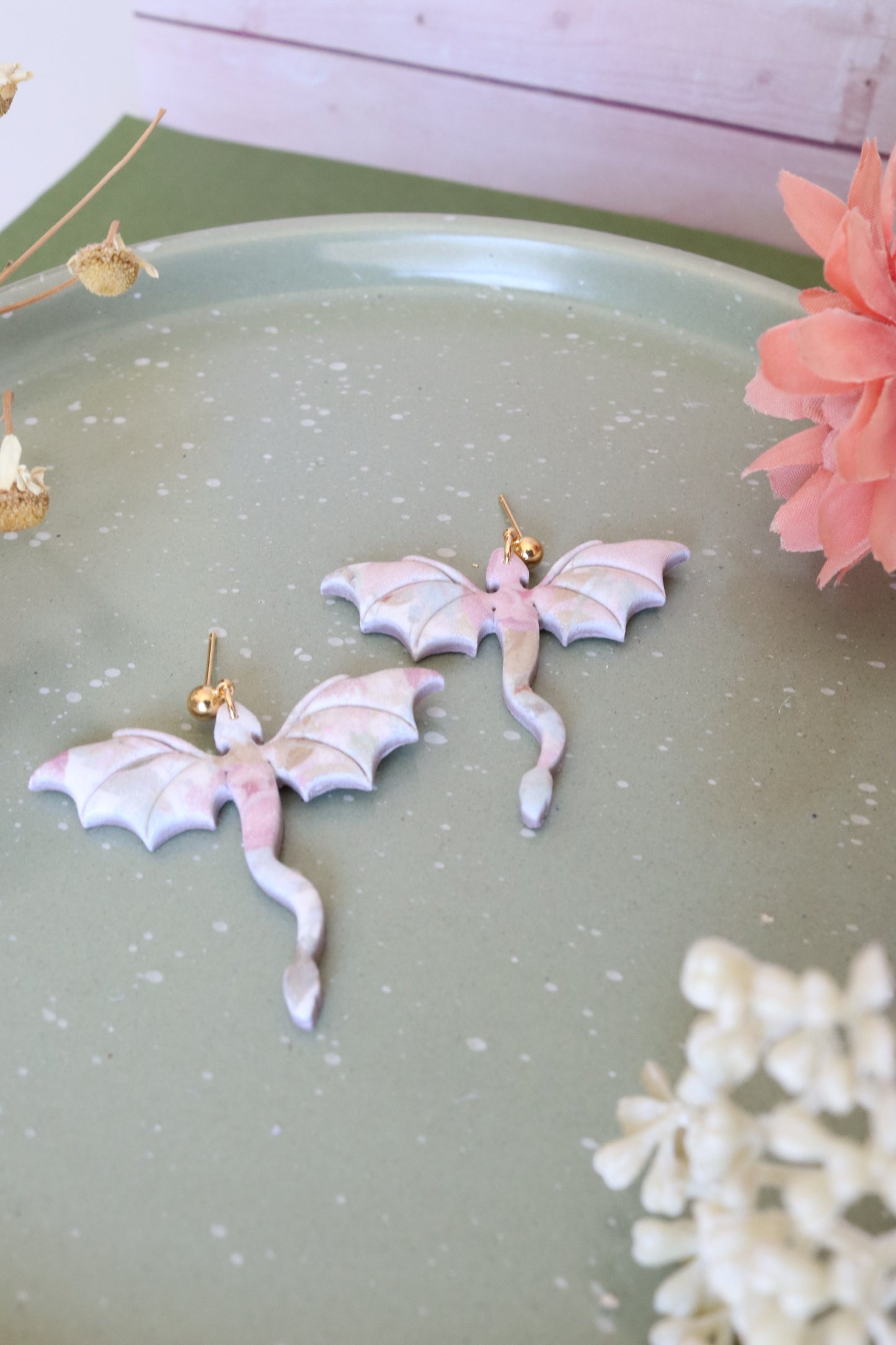 Soft Spring Floral Earrings (Multiple Shapes)