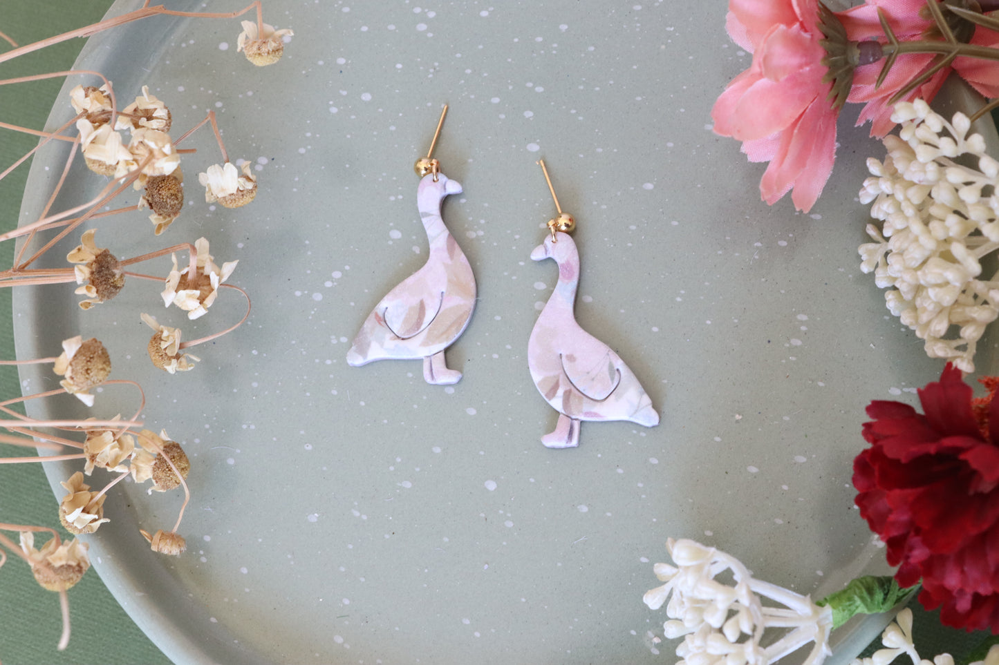 Soft Spring Floral Earrings (Multiple Shapes)