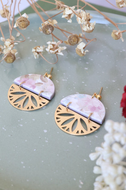 Soft Spring Floral Earrings (Multiple Shapes)