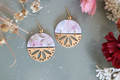 Soft Spring Floral Earrings (Multiple Shapes)