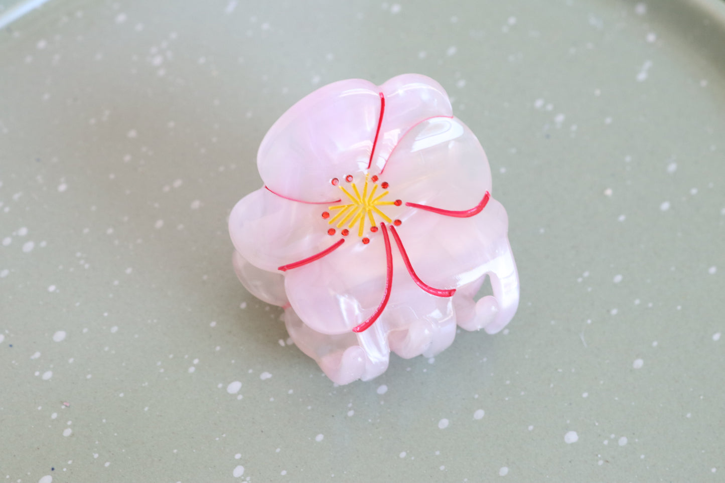 Small Cherry Blossom Claw Clip