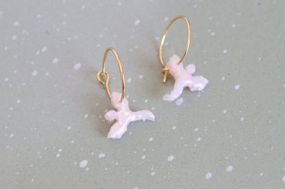 Soft Pink Opal Earrings (Multiple Shapes)