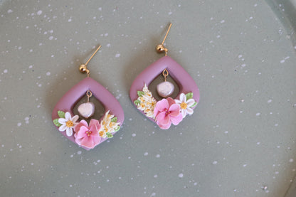 Astrid Floral Dangles