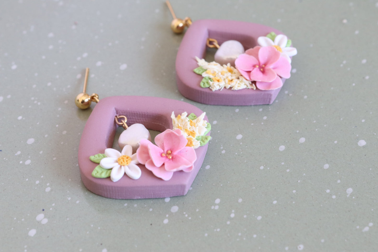 Astrid Floral Dangles