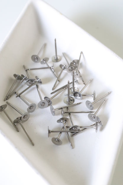 Titanium 4mm Stud Posts