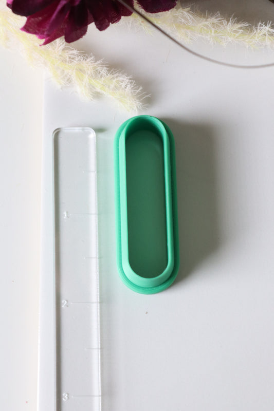 Skinny Oval Clay Cutter