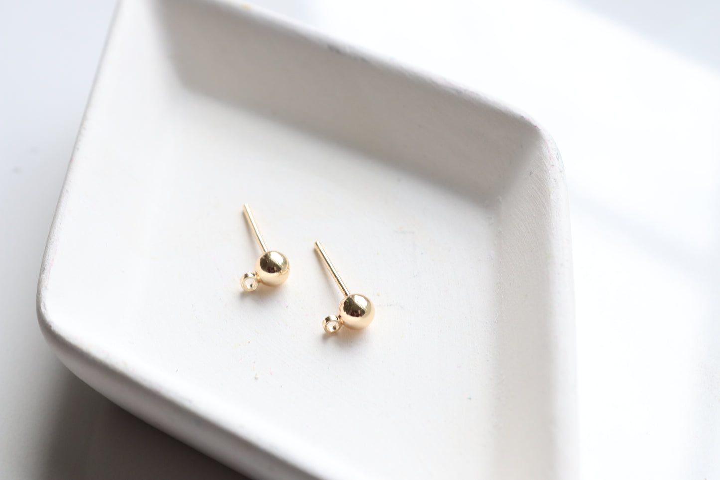 14k Gold-Filled Ball Studs