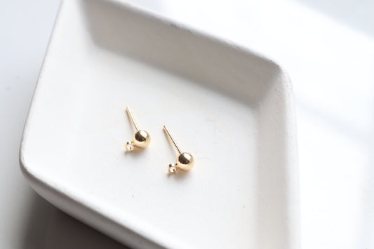 14k Gold-Filled Ball Studs