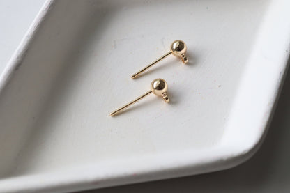 14k Gold-Filled Ball Studs