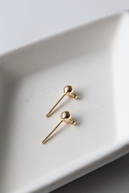 14k Gold-Filled Ball Studs