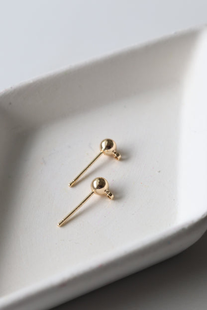 14k Gold-Filled Ball Studs