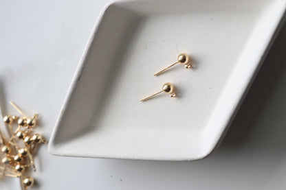 14k Gold-Filled Ball Studs