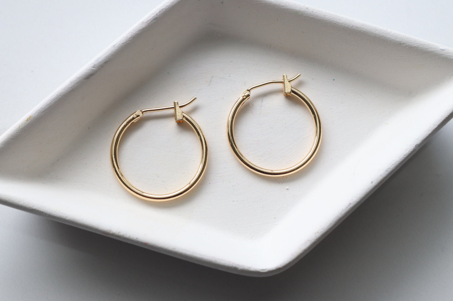 20mm Gold-Plated Huggie Hoops (Copy)
