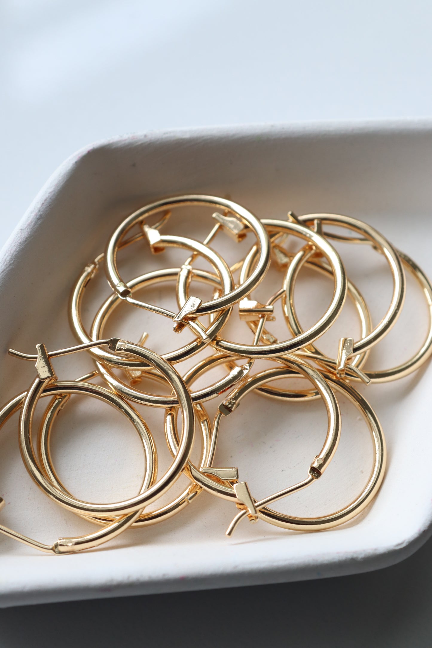 20mm Gold-Plated Huggie Hoops (Copy)
