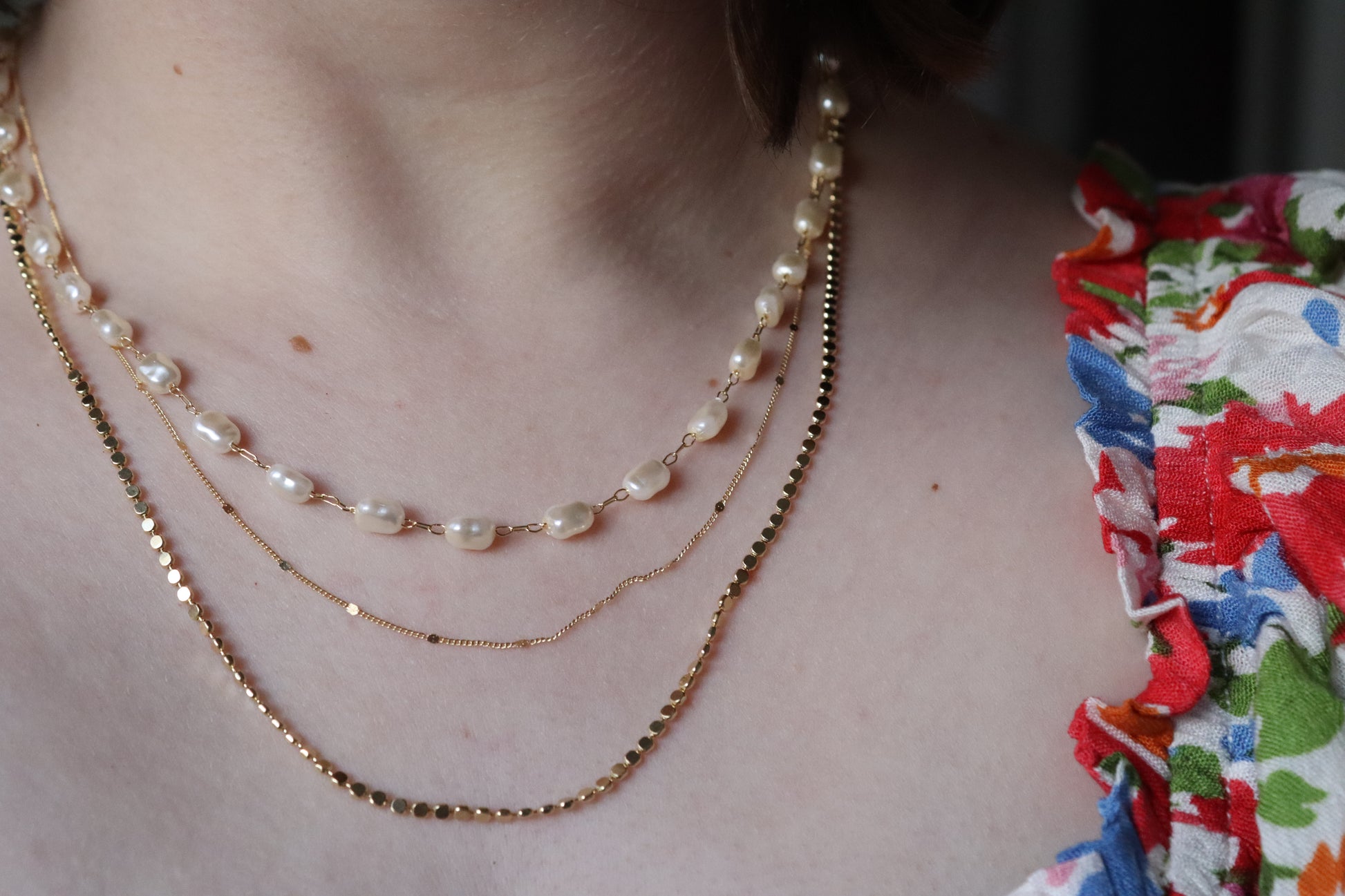 18k Gold-Filled Delicate Curb Chain