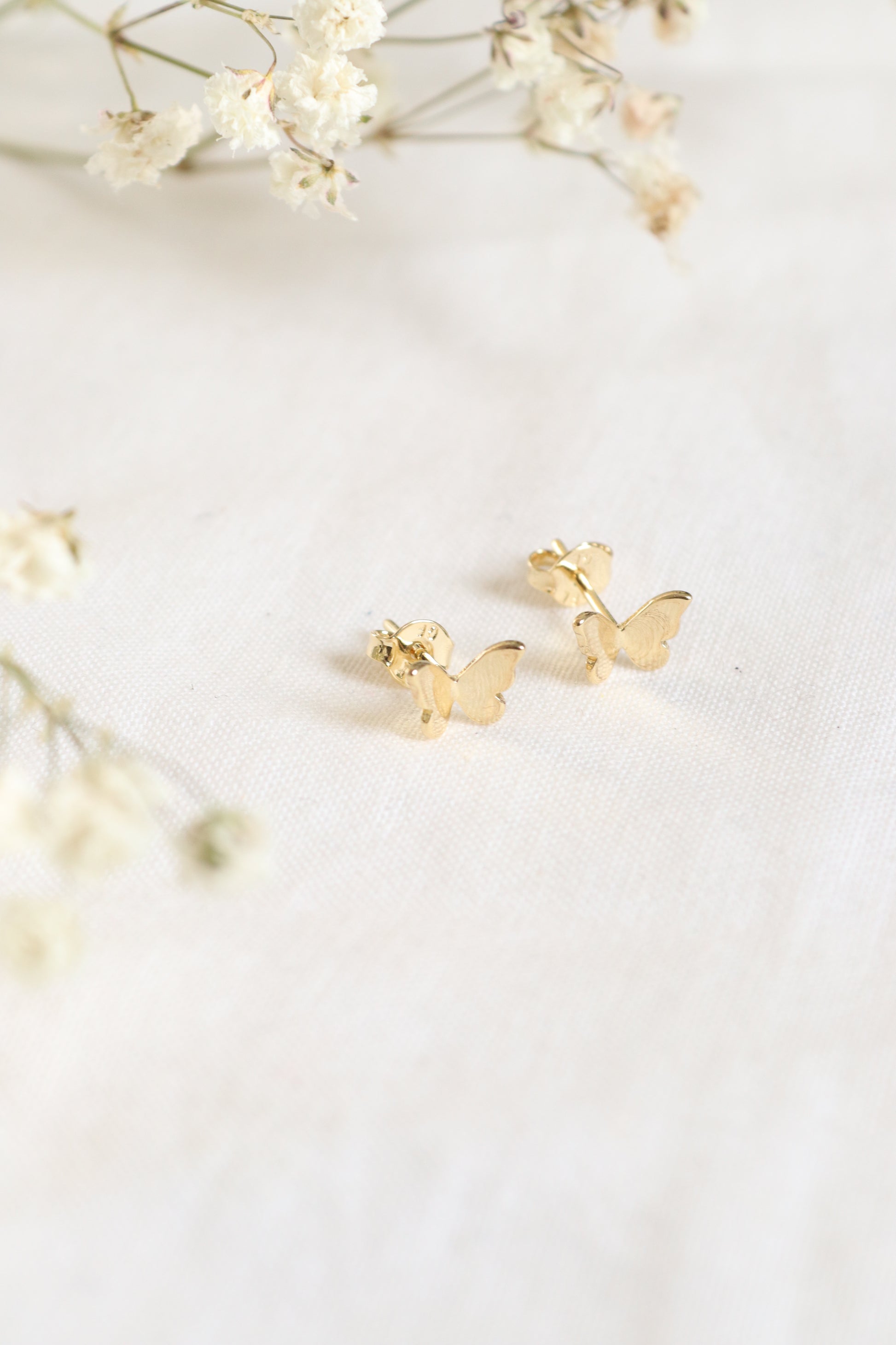 Gold-Filled Butterfly Studs