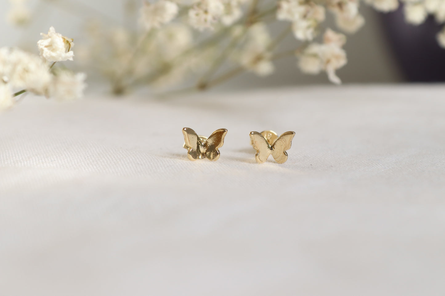 Gold-Filled Butterfly Studs