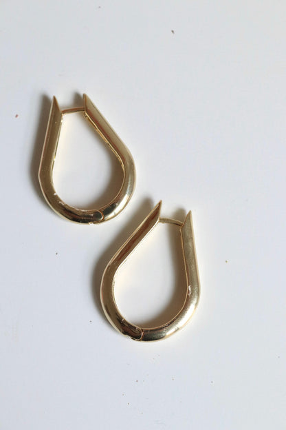 Gold-Filled Large Clicker Hoops